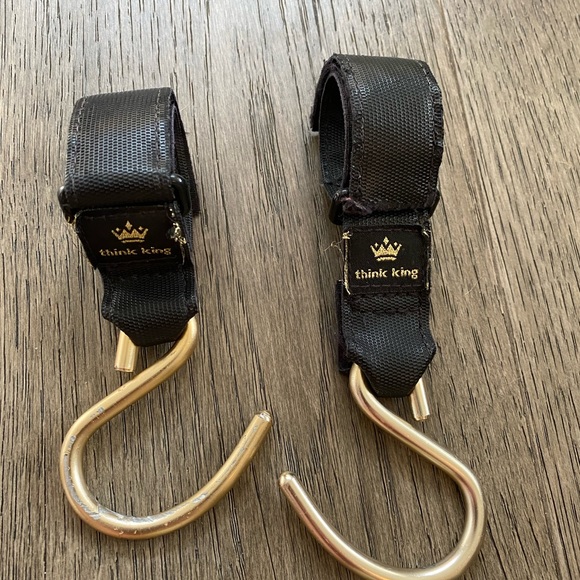 Fawn Design Black Original Diaper Bag with accessories & stroller hooks - Picture 7 of 7